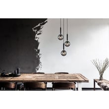Trattino Glass Orb 3 Light Cluster Pendant